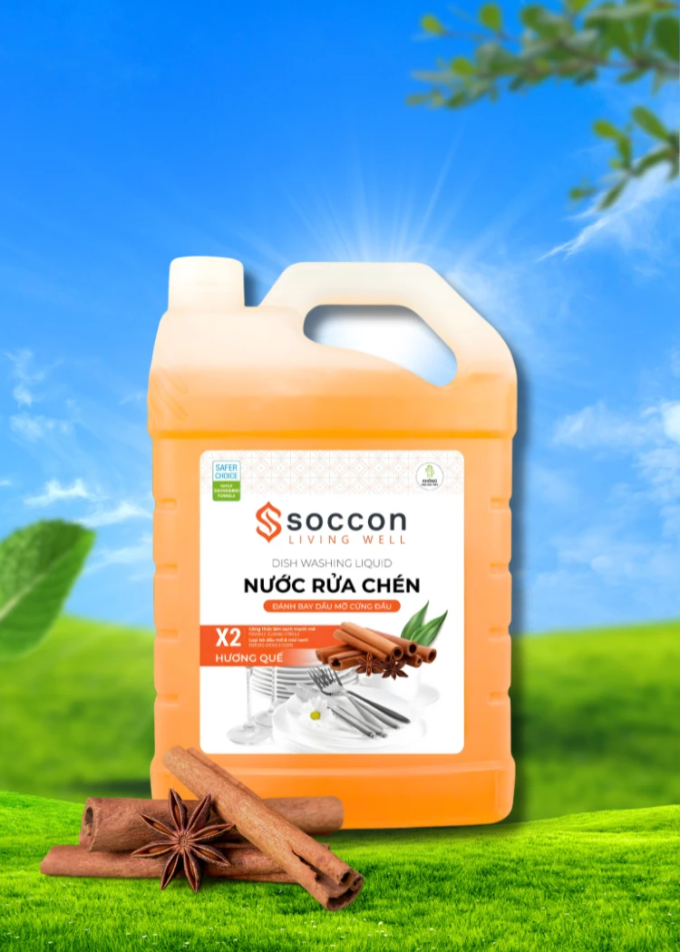 Nước rửa chén hương quế size nhỏ