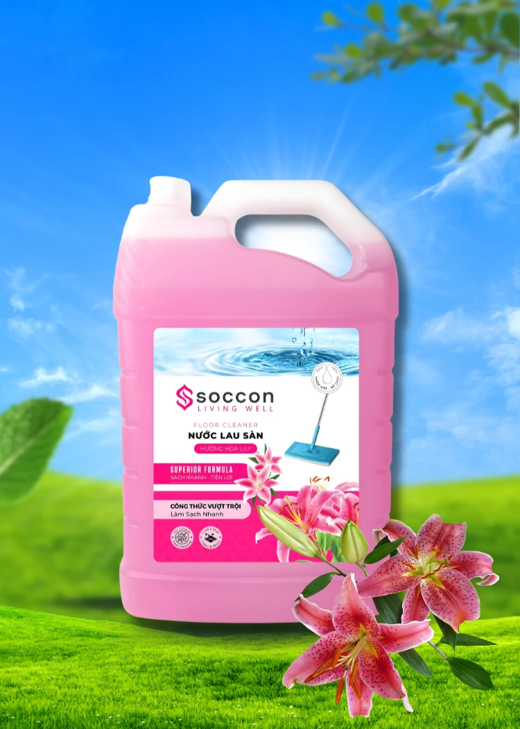 Nước lau sàn hương ly size nhỏ