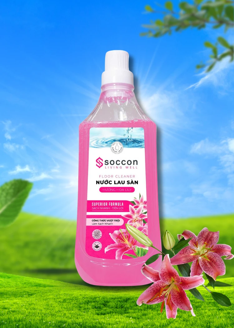 Nước lau sàn hương ly