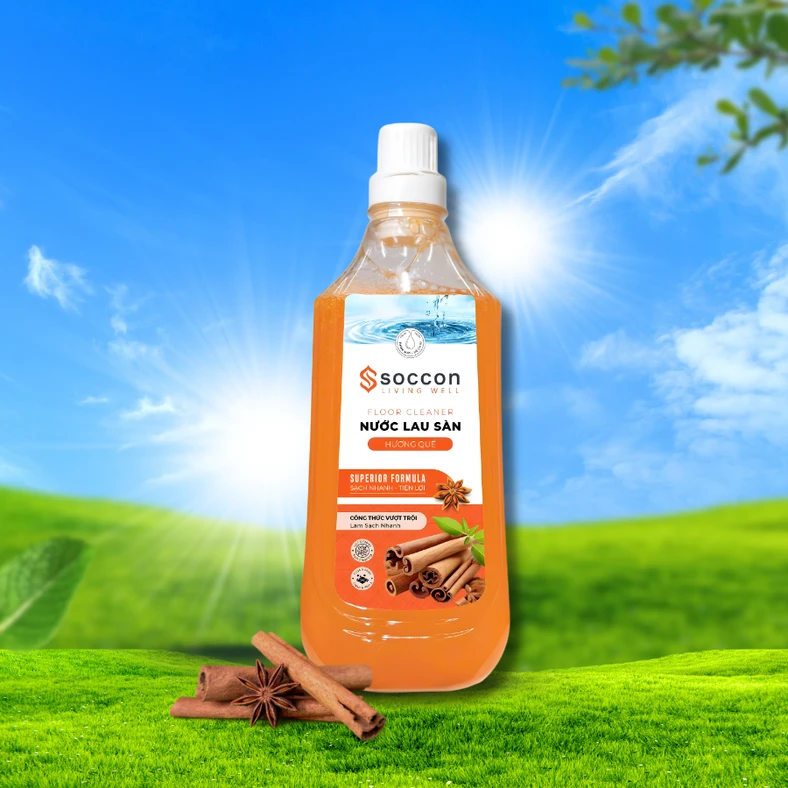 Nước lau sàn hương quế size nhỏ