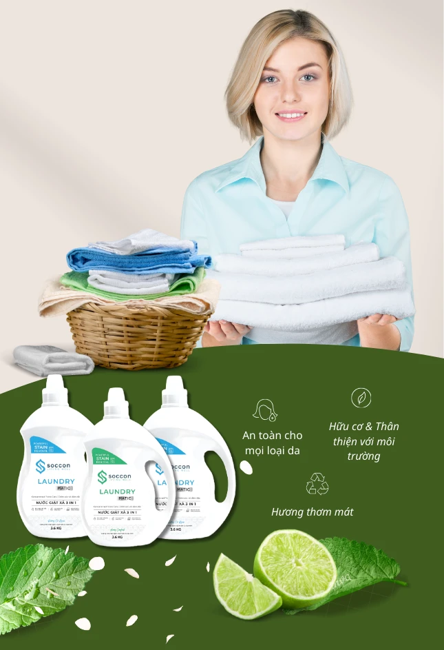 Sạch từ thiên nhiên, bền vững cùng cuộc sống